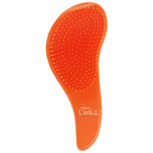 Perie mica pentru descurcarea parului copiilor 14,8 cm - portocalie