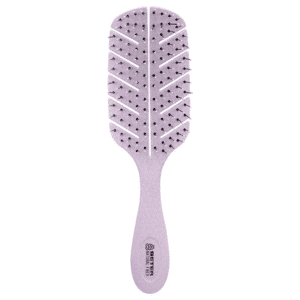 Perie pentru descurcare din fibre naturale - mov