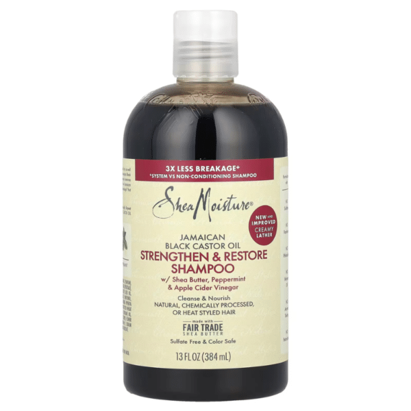 Shea Moisture Jamaican Black Castor Oil Shampoo, sampon 384 ml