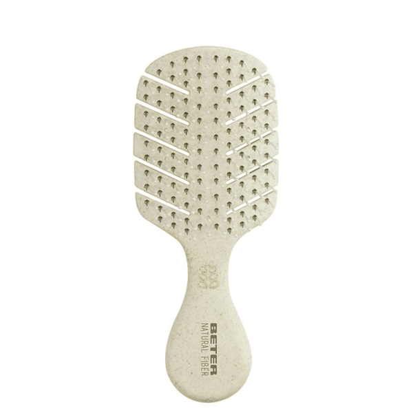 Perie mini pentru descurcare din fibre naturale - bej