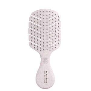 Perie mini pentru descurcare din fibre naturale - mov
