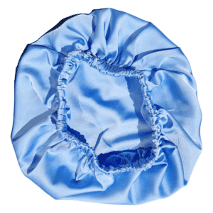 Boneta de par din satin - bleu 1