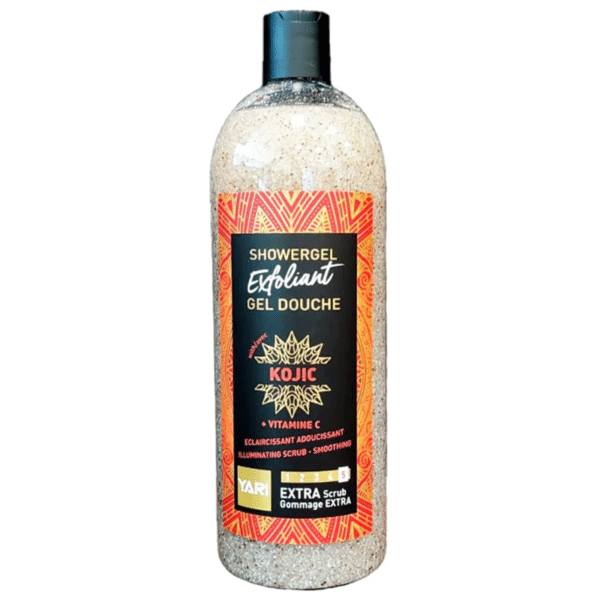 Gel de dus exfoliant Yari cu acid Kojic si vitamina C 1000 ml