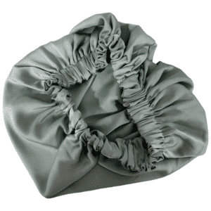 Boneta de par din satin - vernil