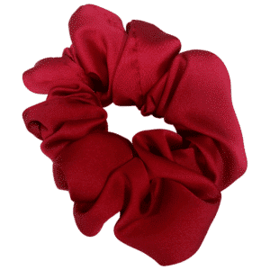 Elastic de par din satin - rosu