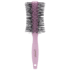 Perie rotunda pentru styling din fibre naturale - roz