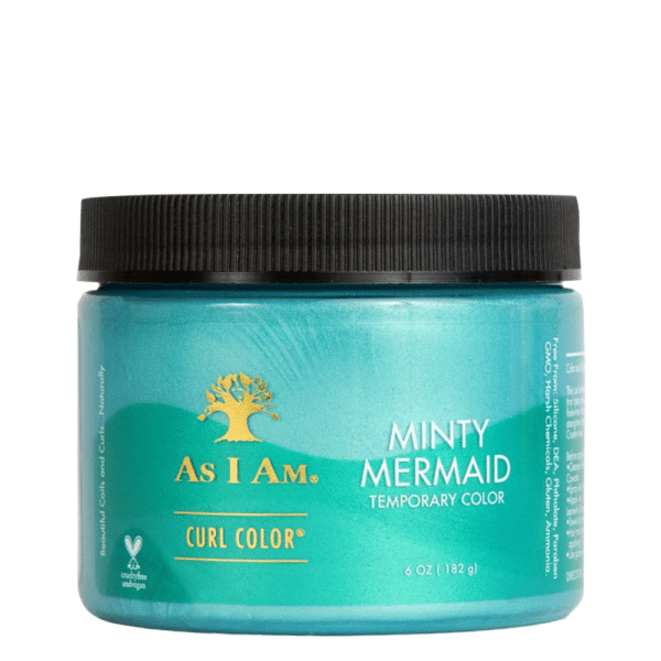 Vopsea Gel Culoare Temporara As I Am Curl Color Minty Mermaid 182 g - verde-menta