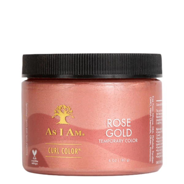 Vopsea Gel Culoare Temporara As I Am Curl Color Rose Gold 182 g - roz-auriu