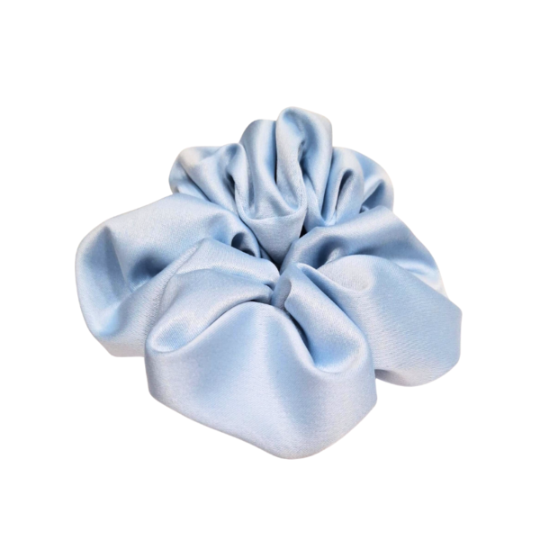 Elastic de par din satin - bleu