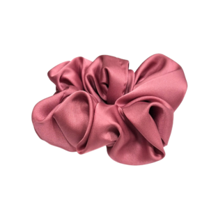 Elastic de par din satin - roz inchis
