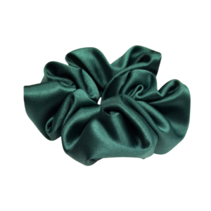 Elastic de par din satin - verde smarald