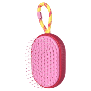Perie pentru descurcarea parului Beter On The Go Detangler Brush - roz