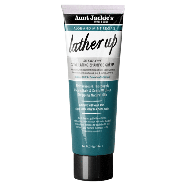 Sampon fara sulfati si parabeni Aunt Jackie's Aloe & Mint Lather Up Sulfate Free Stimulating Shampoo 284 ml