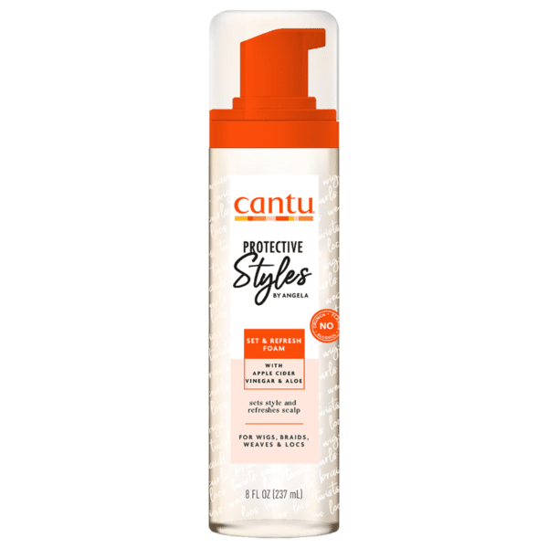 Spuma pentru fixarea si reimprospatarea parului Cantu Protective Styles Set & Refresh Foam 237 ml