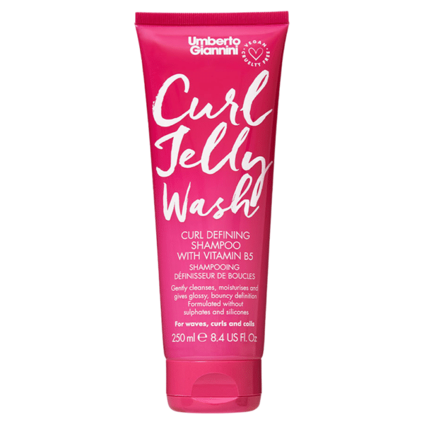 Sampon pentru definirea buclelor cu vitamina B5 Umberto Giannini Curl Jelly Wash Shampoo 250 ml Umberto Giannini Curl Jelly Wash Shampoo
