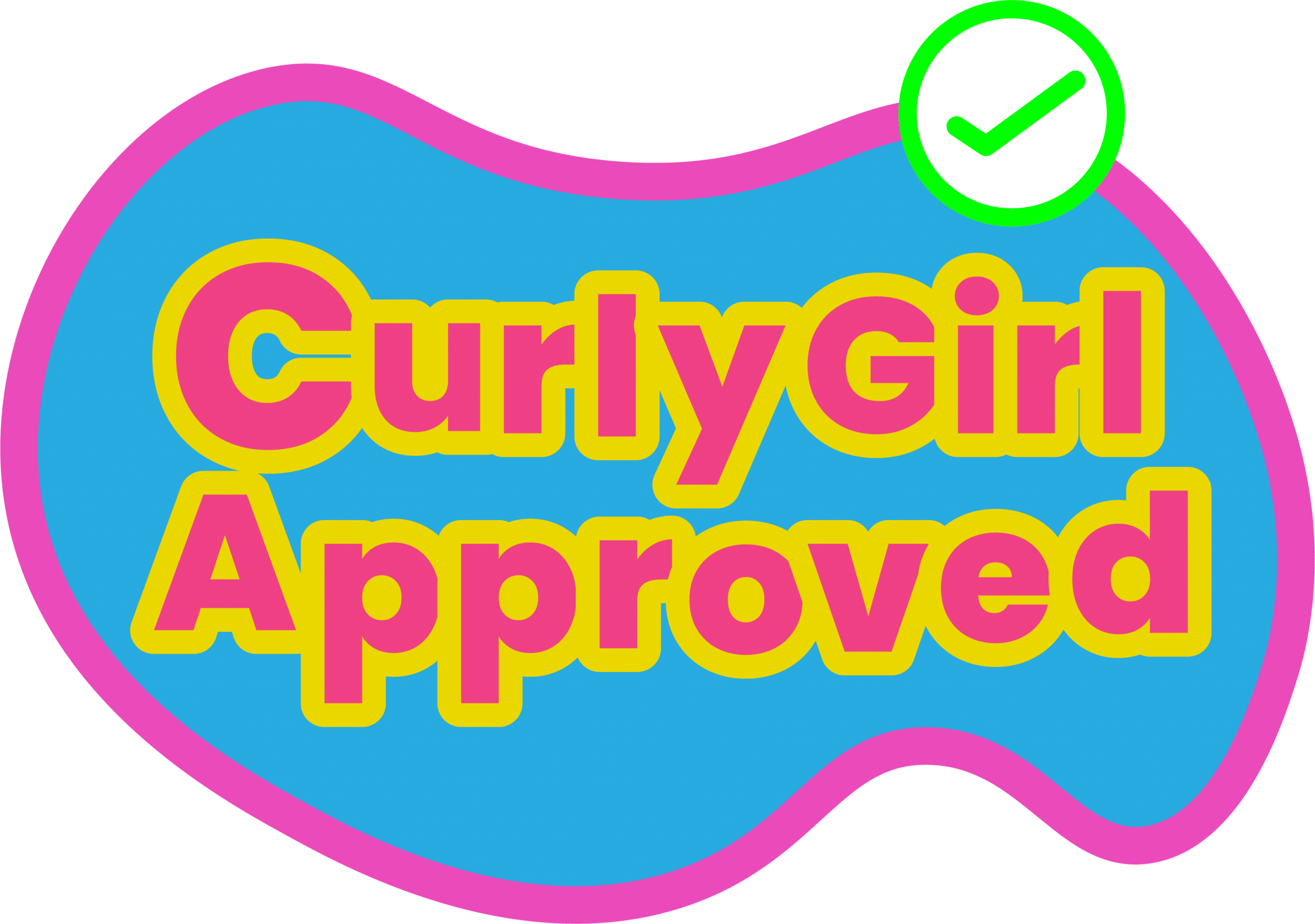 curly girl approved badge