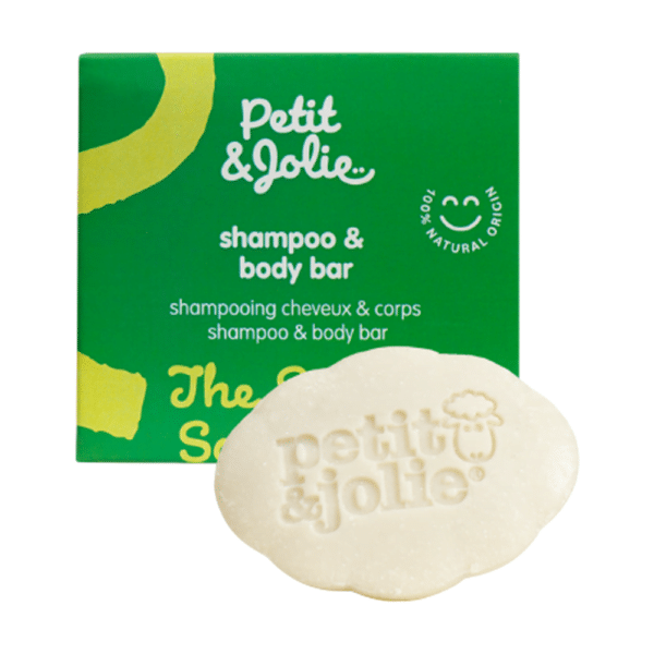 Sapun si sampon solid pentru copii Petit & Jolie Shampoo & Body Bar 50 g Petit & Jolie Shampoo & Body Bar 50 g