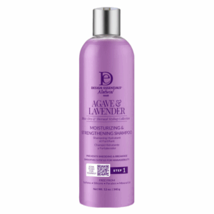 Design Essentials Agave & Lavender Moisturizing & Strengthening Shampoo, hidratáló és erősítő sampon 340 g