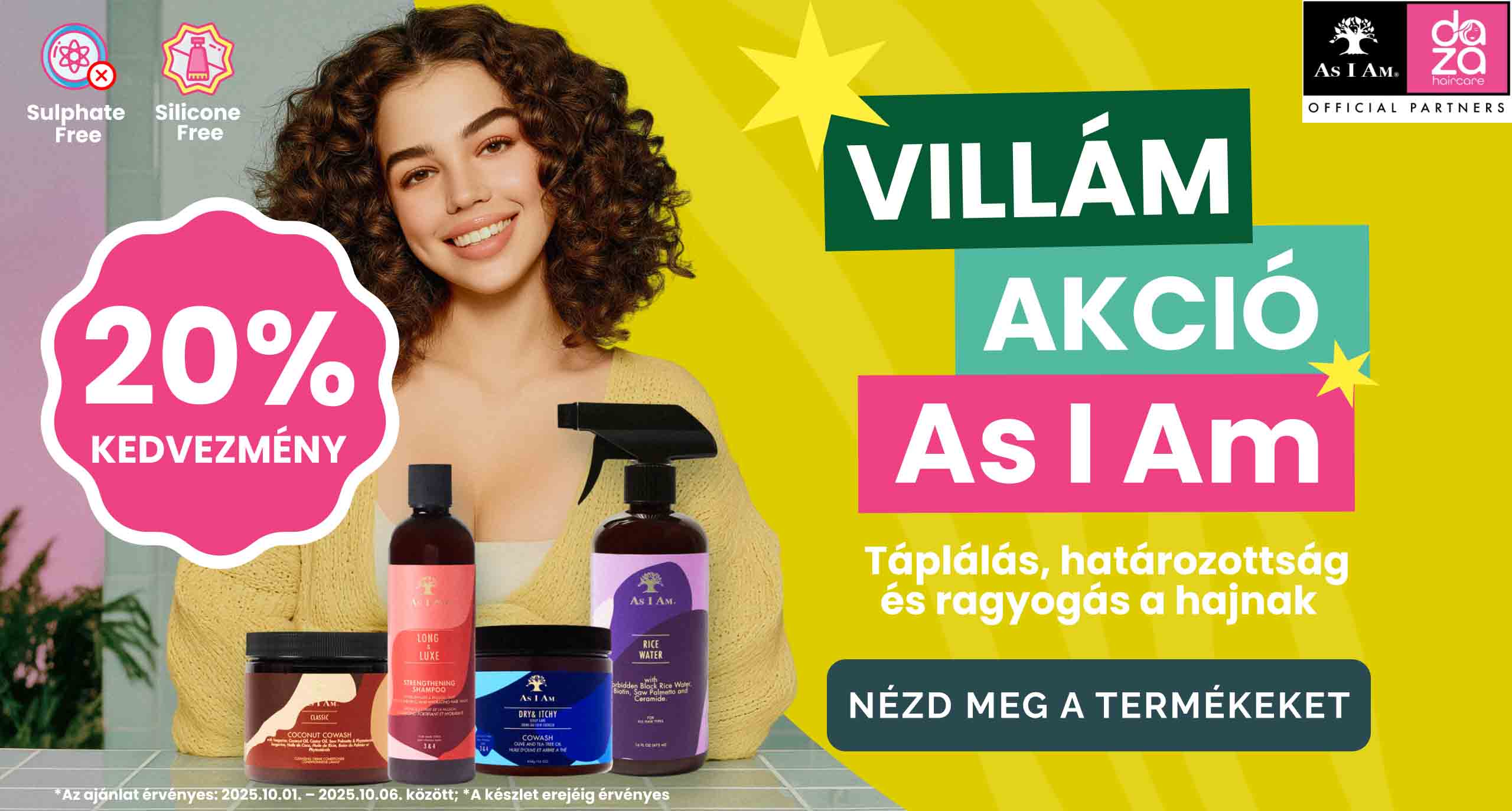 Banner flash sale As I am la dazahaircare